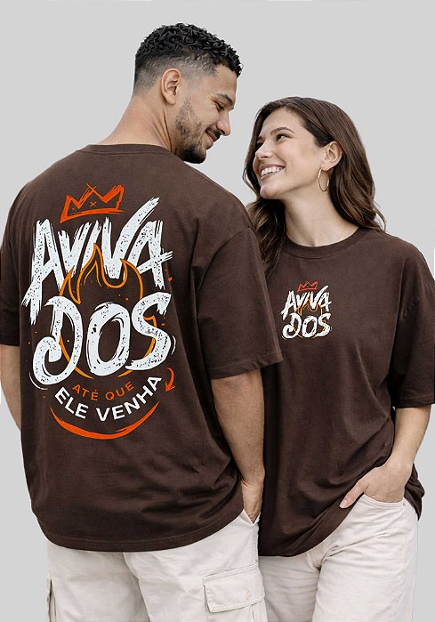 OVERSIZED - AVIVADOS - COR MARROM