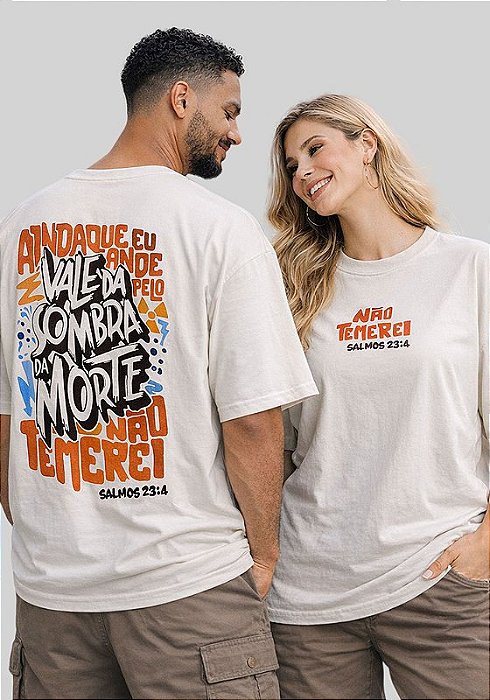 OVERSIZED - AINDA QUE EU ANDASSE PELO VALE - COR MARFIM