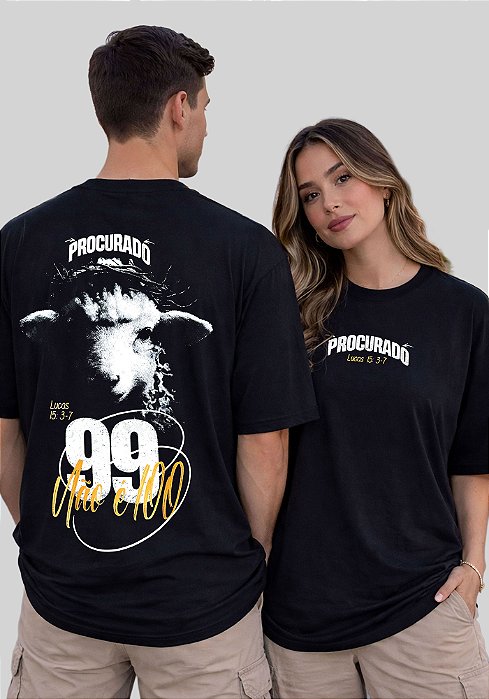 OVERSIZED - 99 NÃO É 100 - COR PRETO