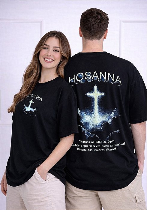 OVERSIZED - HOSANNA - COR PRETO