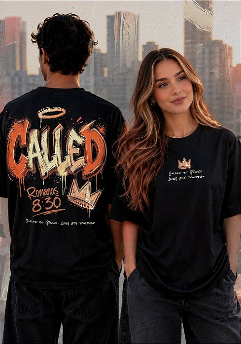 OVERSIZED - CALLED ROMANOS 8:30 - COR PRETO