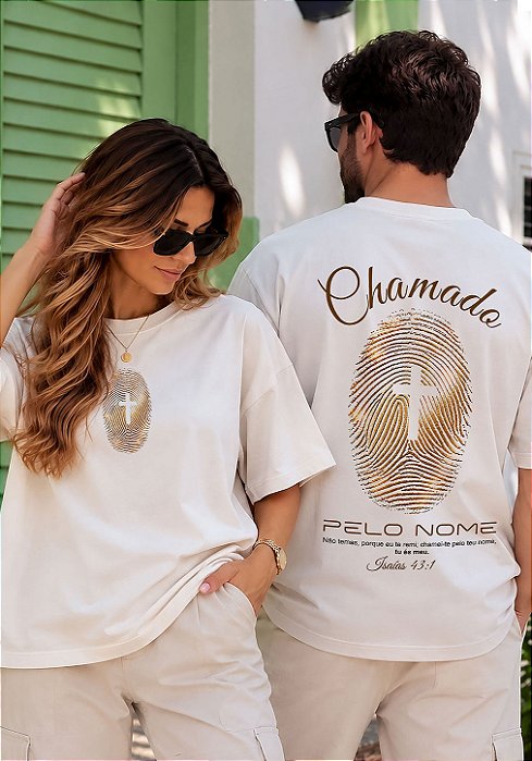 OVERSIZED - CHAMADO PELO NOME - COR MARFIM