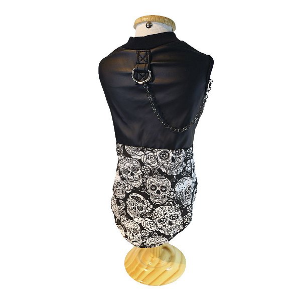 Roupa pet - Regata Pet Flop com Guia