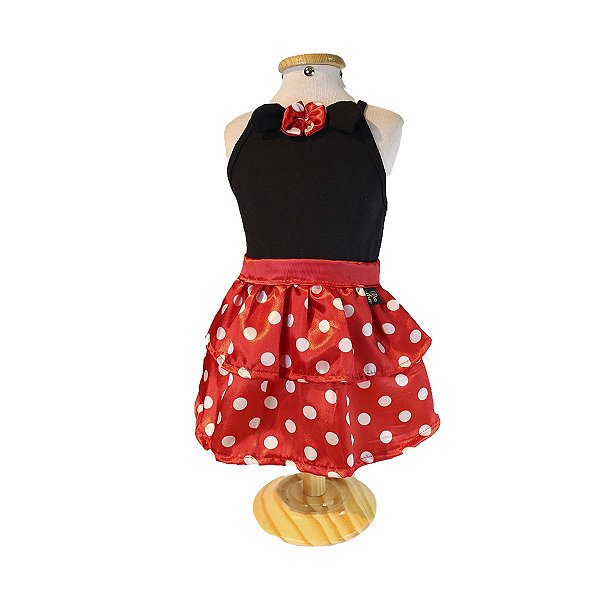 Roupa pet  -  Vestido Pet Minnie Alcinha