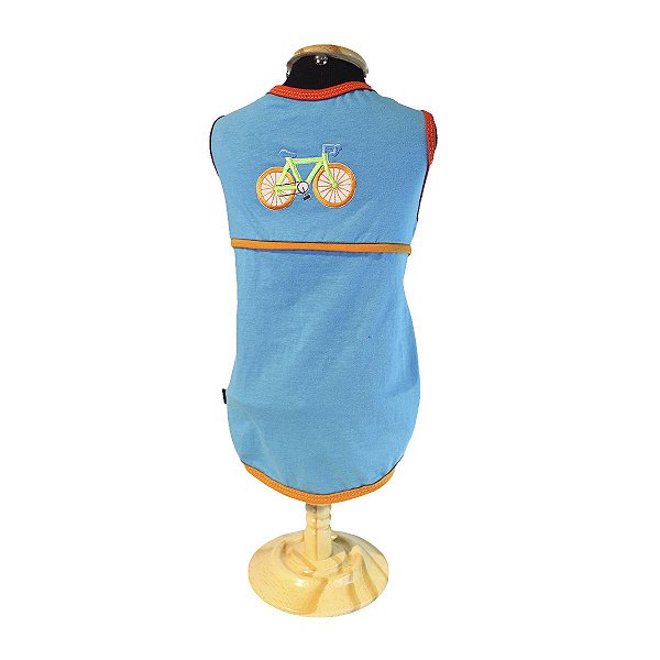 Roupa pet  - Regata Pet Bicicleta Bebe