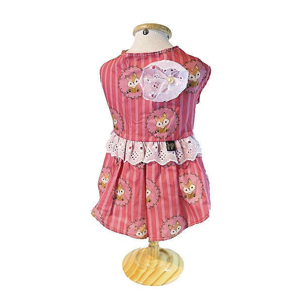 Roupa pet  - Vestido Pet Lulu Rosa