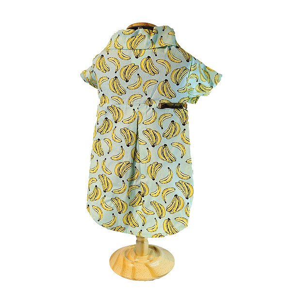 Roupa pet  - Camisa Pet Banana