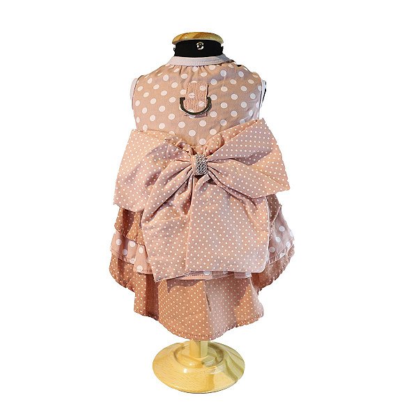 Roupa pet  -  Vestido Pet Poá