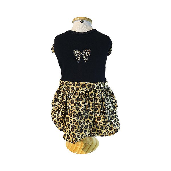 Roupa pet  -  Vestido Pet Oncinha