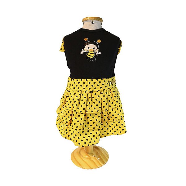 Roupa pet  - Vestido Pet Abelhinha