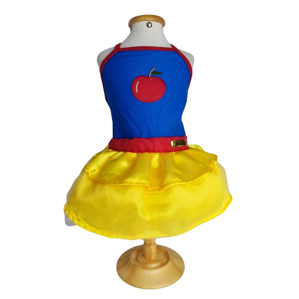 Roupa pet  - Vestido Per Branca de Neve