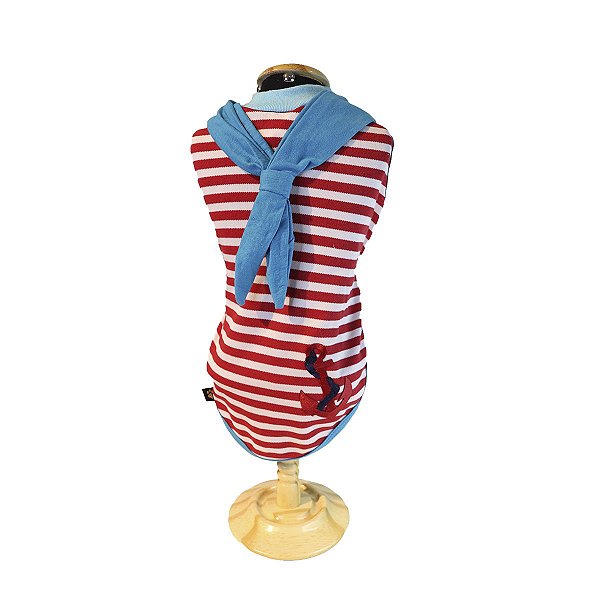Roupa Pet - Regata Marinheiro Verao