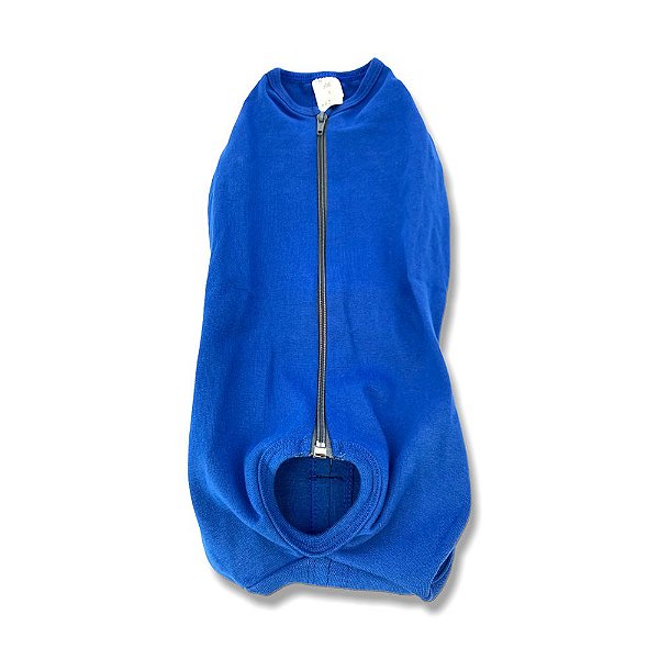 Roupa Pet - Roupa Pós Cirúrgica Zíper Castração Macho