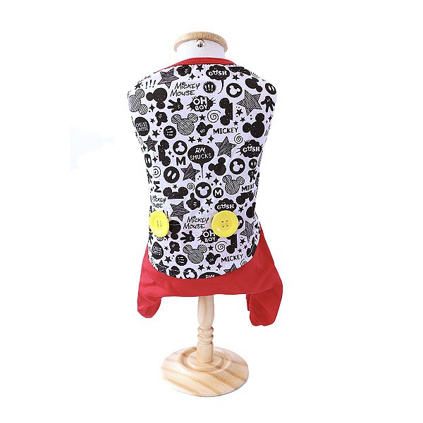 Roupa Pet -Macacão Pet Mouse