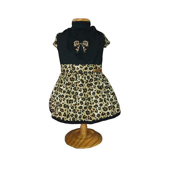 Roupa pet  - Vestido Pet Oncinha Inverno