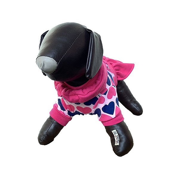 Roupa Pet -  Vestido Jardineira Jasmine