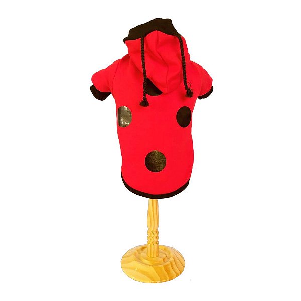 Roupa pet  - Moletom Pet Joaninha