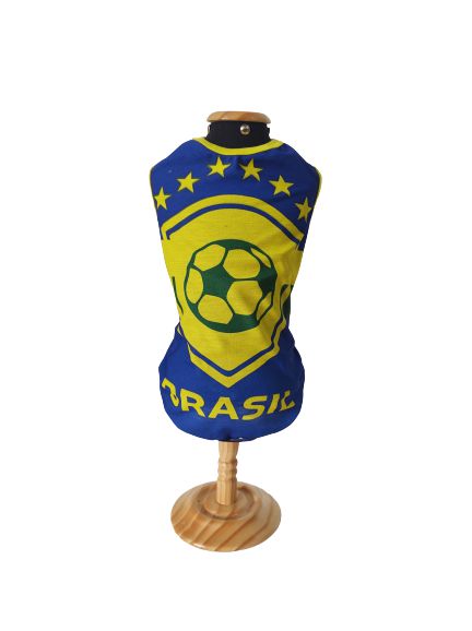 Roupa pet - Regata Pet Brasil Azul - Copa 2022