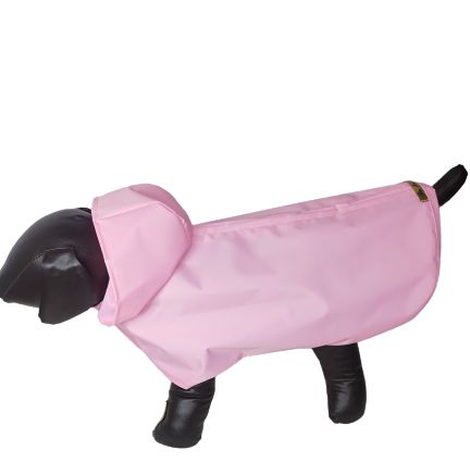 Roupa Pet - Capa de Chuva Rosa Bebê