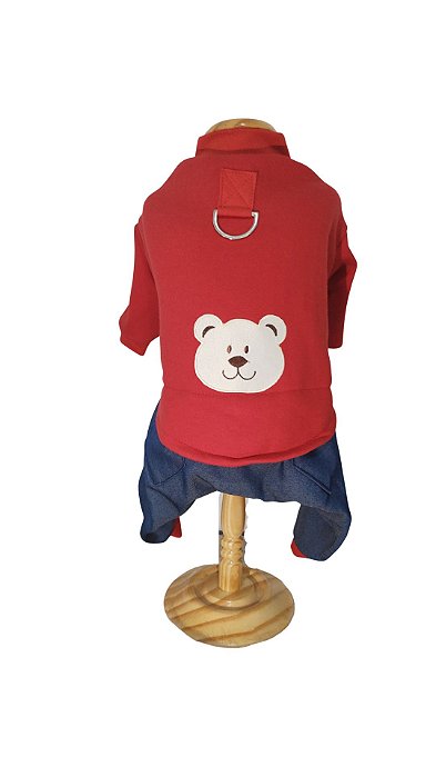 Roupa pet  - Pingo Modelo Macacão Moletom