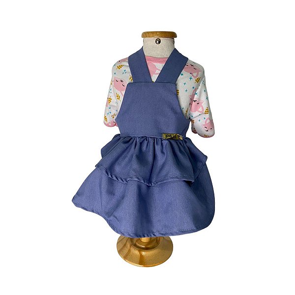 Roupa Pet - Baby Modelo Jardineira