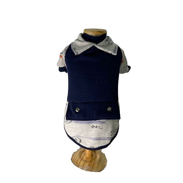 Roupa pet  - Mike Modelo Camisa Moletom