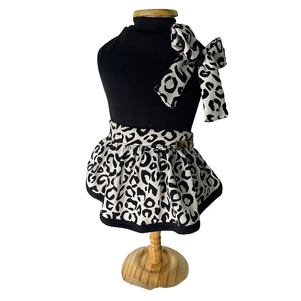 Roupa pet  - Pedrita Modelo Vestido Moletom