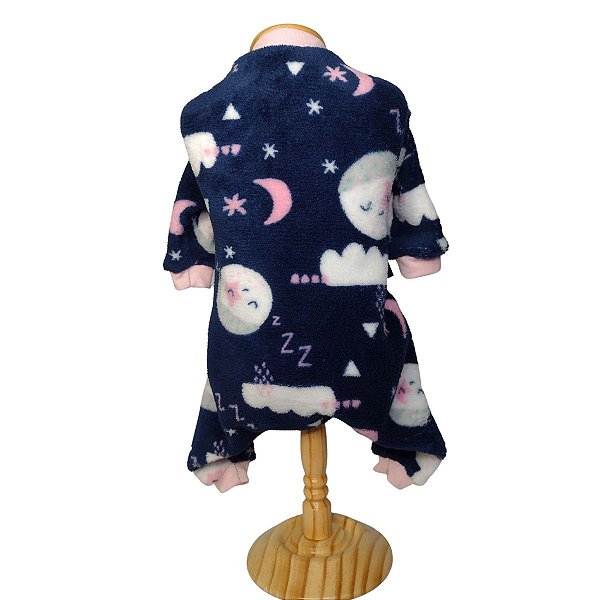 Roupa pet -  Noite Feliz Modelo Macacão Microfibra