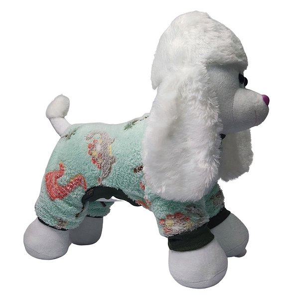 Roupa pet -  Coqueiro Modelo Macacão Microfibra