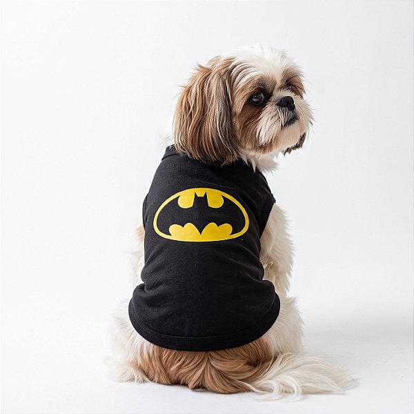 Roupa Pet - Morcego Modelo Regata Batman