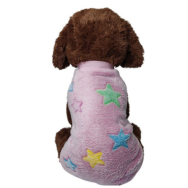 Roupa Pet - Roupinha Microfibra Básica FÊMEA Estampa Sortidas