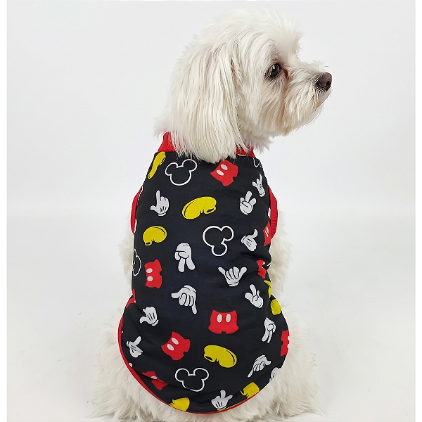 Roupa Pet - Rato Shorts Modelo Regata Básica