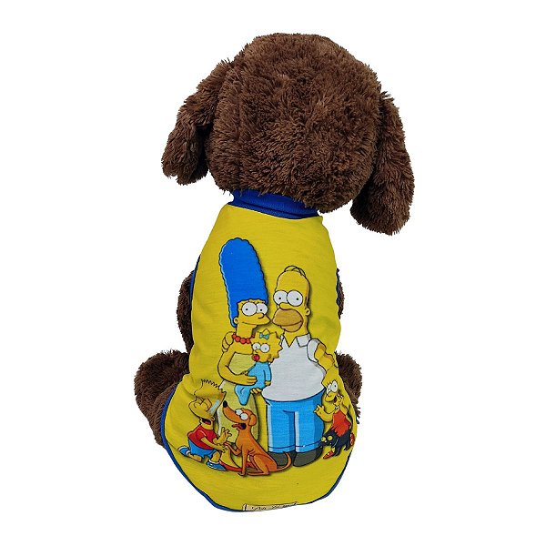 Roupa Pet - Família Amarela Modelo Regata Básica