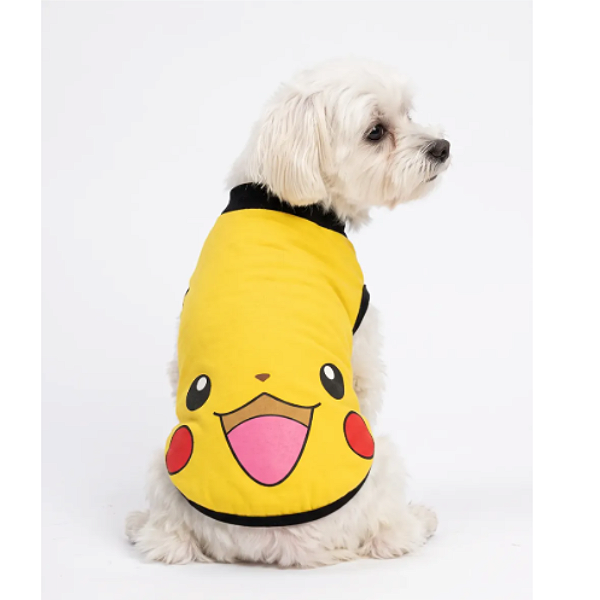 Roupa Pet - Choque Modelo Regata Básica Picachu