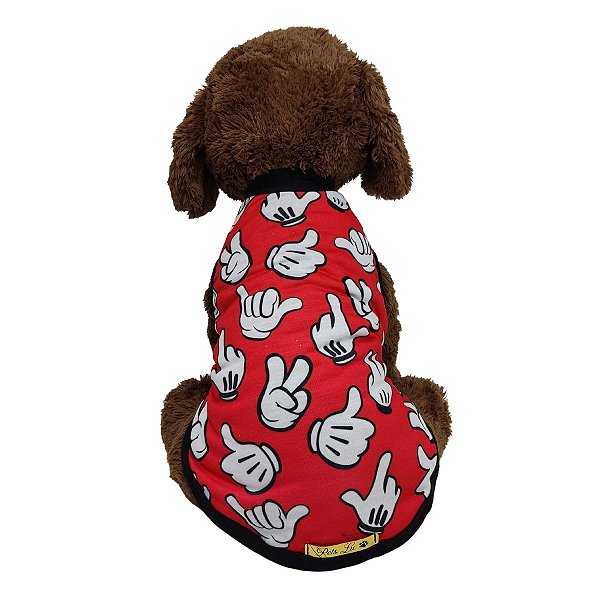 Roupa Pet - Luvas Modelo Regata Básica