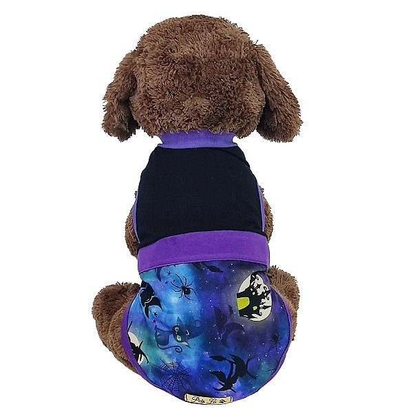 Roupa Pet - Regata Bruxa Halloween