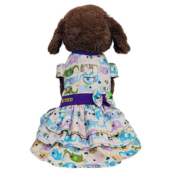 Roupa Pet - Vestido Elefantinho