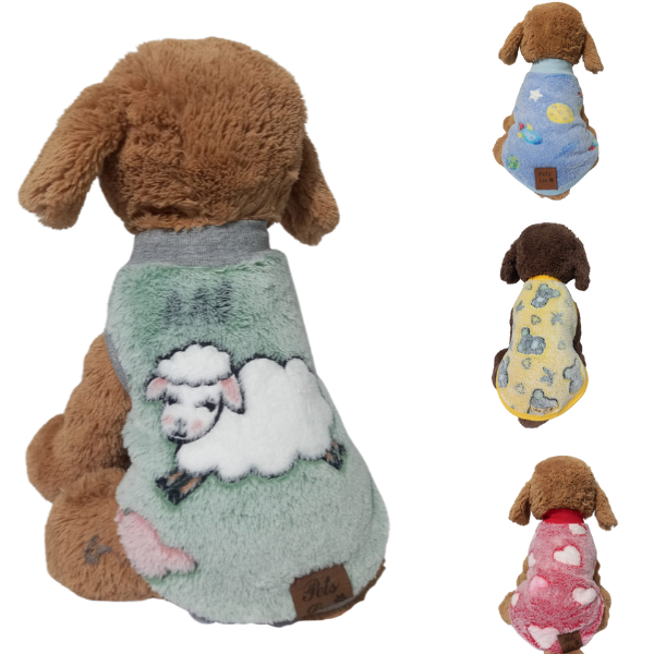 Roupa Pet - Regata Microfibra Básica - Estampa Sortidas