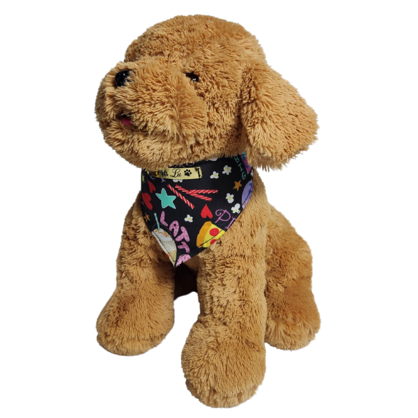 Kit 3 Bandanas  Pet- Para Cães e Gatos (Tecido Tricoline)
