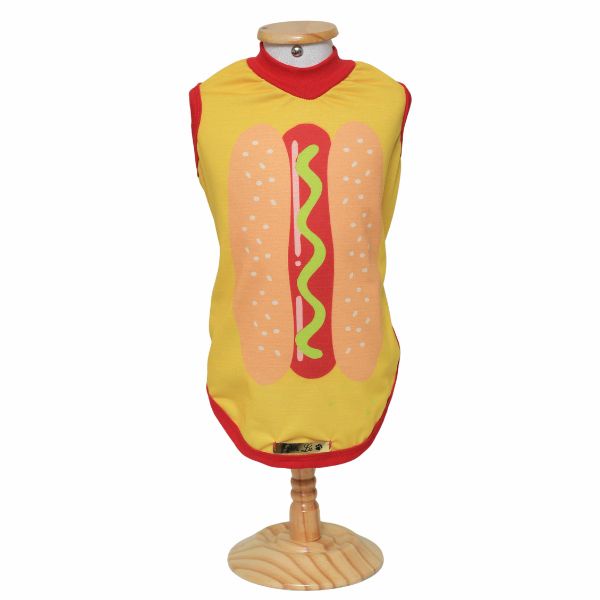 Roupa Pet - Hot Dog Modelo Regata Básica