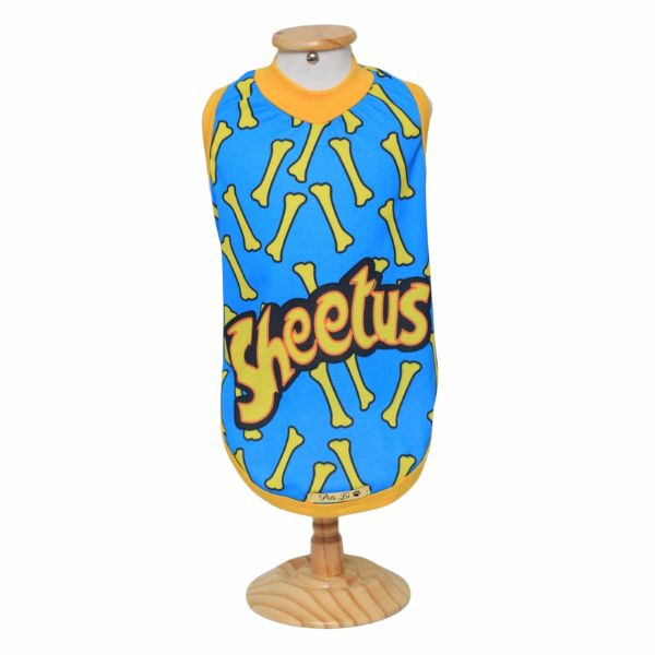 Roupa Pet - Sheetus Azul Modelo Regata Básica