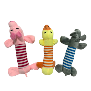 Brinquedo Pelúcia Bichinhos Compridos para Cão e Gato