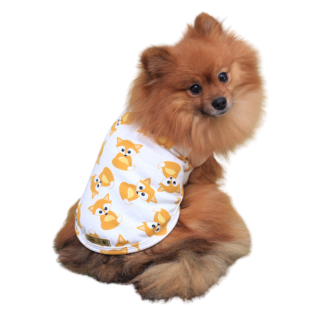 Roupa Pet - Fox Modelo Regata Moletom