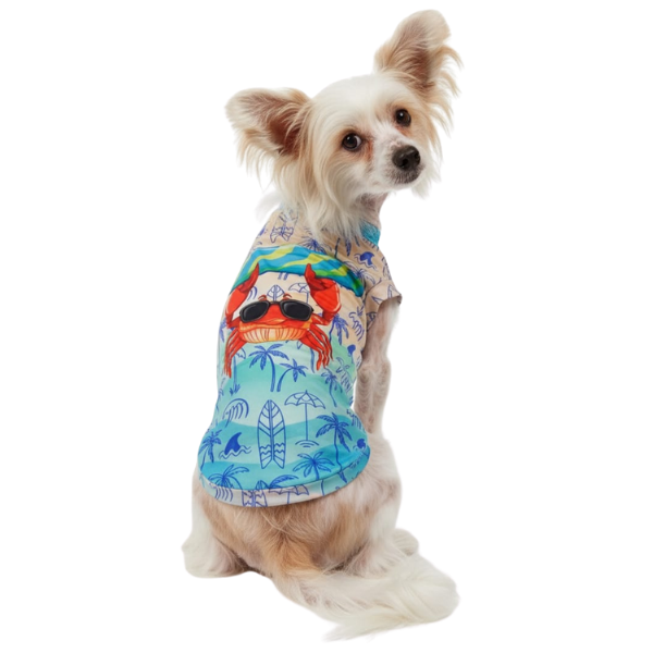 Roupa Pet - Camisa Caranguejo com Proteção Solar UV50+
