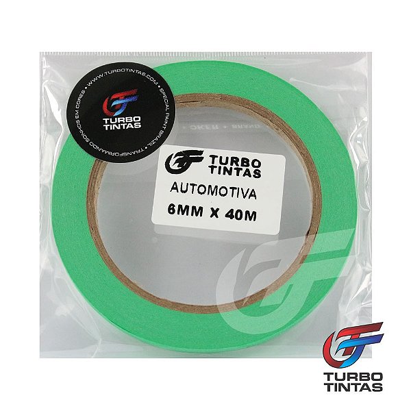 Fita Filete Automotiva Verde - 6mm x 40m