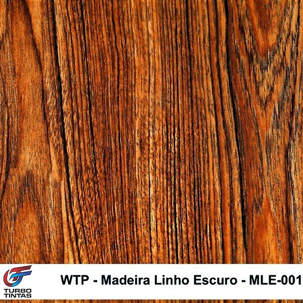 Película WTP 1m x 50cm - Madeira Linho Escuro - MLE001