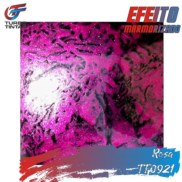 Tinta Rosa para Efeito Marmorizado - Pronto p/ Uso - TT0921