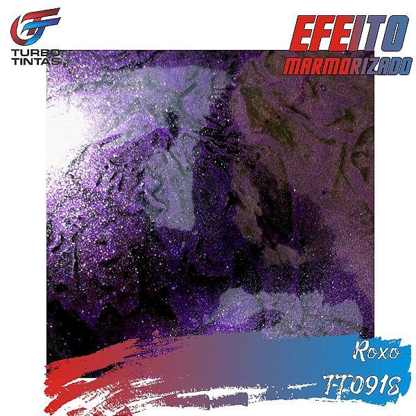 Tinta Roxo para Efeito Marmorizado - Pronto p/ Uso - TT0918