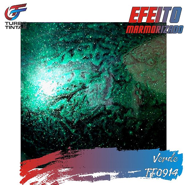 Tinta Verde para Efeito Marmorizado - Pronto p/ Uso - TT0914