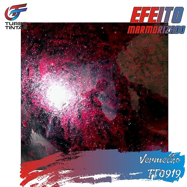 Tinta Vermelho para Efeito Marmorizado - Pronto p/ Uso - TT0919